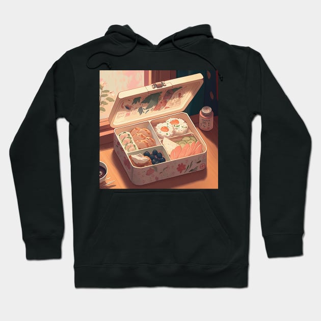 Anime Bento Box Aesthetic Hoodie by geekmethat